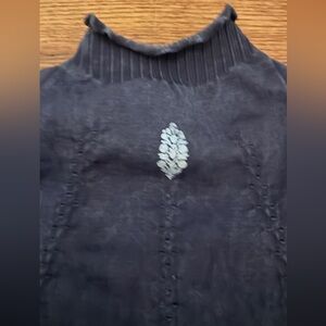 FP movement long sleeved Purple Athletic Exercise Crop top Sz XS